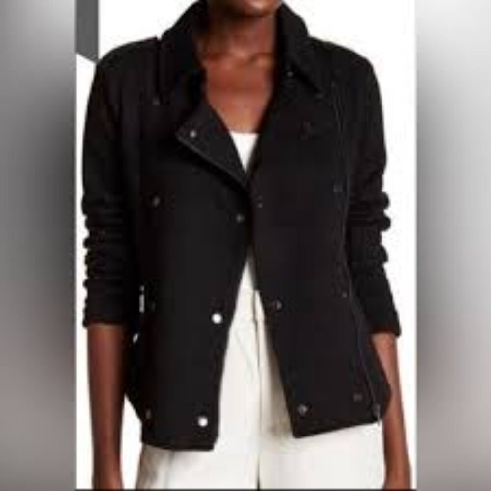 Velvet by Graham & Spencer Black Moto Jacket
